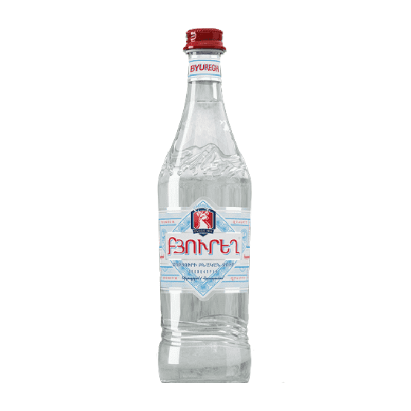 Still water Byuregh glass bottle 0.5l