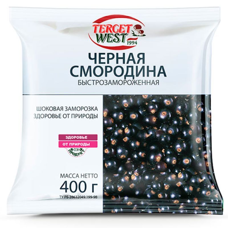 Черная смородина замороженная Tercet West 400г