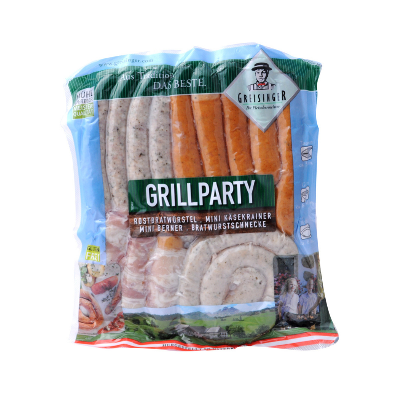 Assorted sausages for grill 450g