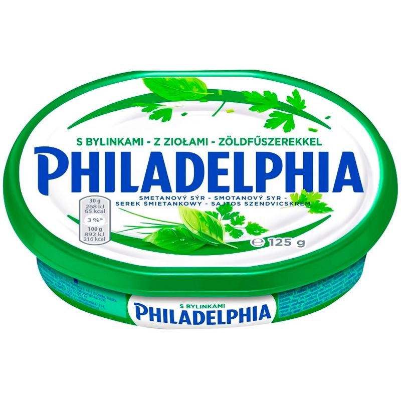 Processed cheese Philadelphia with herbs 175g