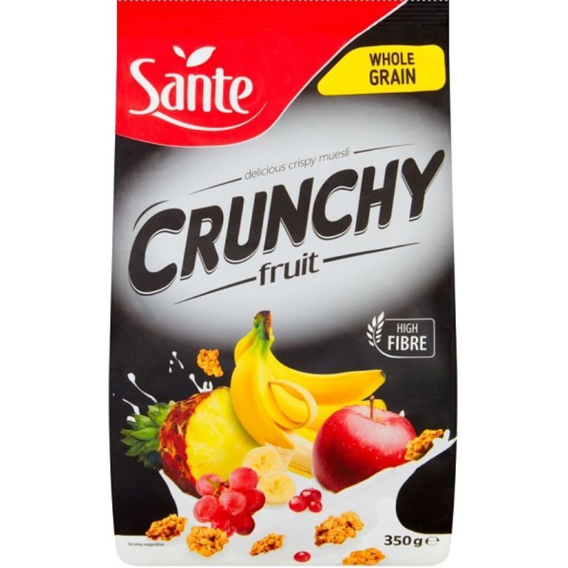 Хлопья для завтрака Фруктовые Sante Crunchy