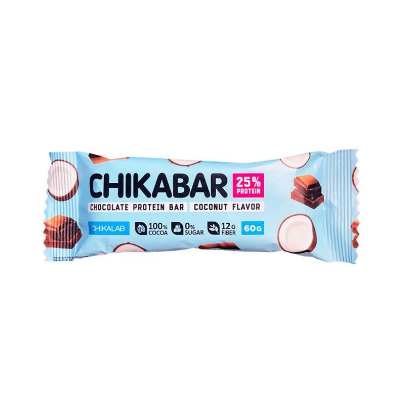 Протеиновый батончик Кокос Chikabar 60г