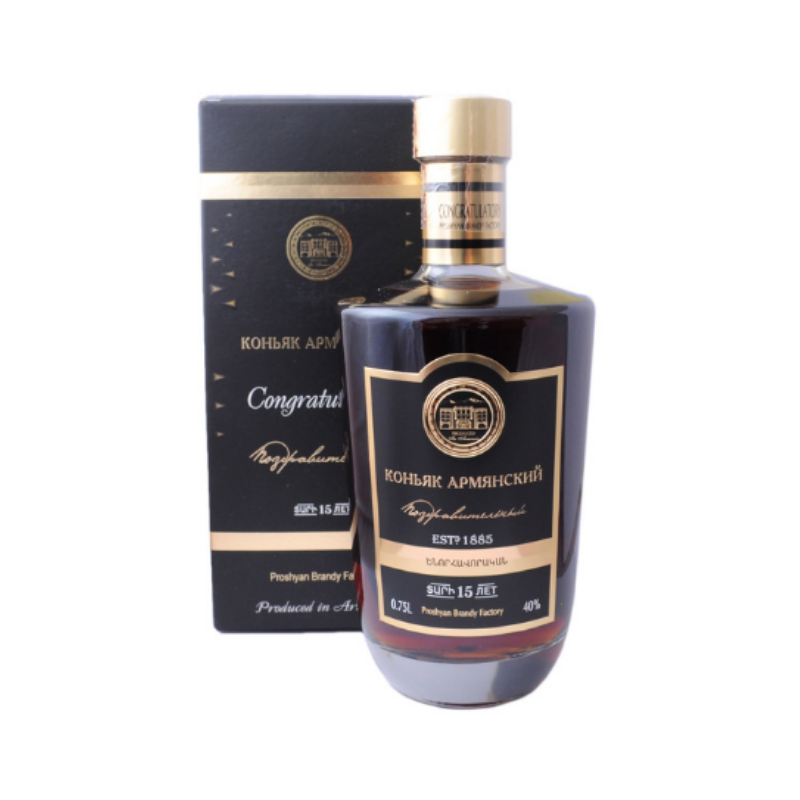 Cognac Congratulatory 15 y.o, 0.75 l