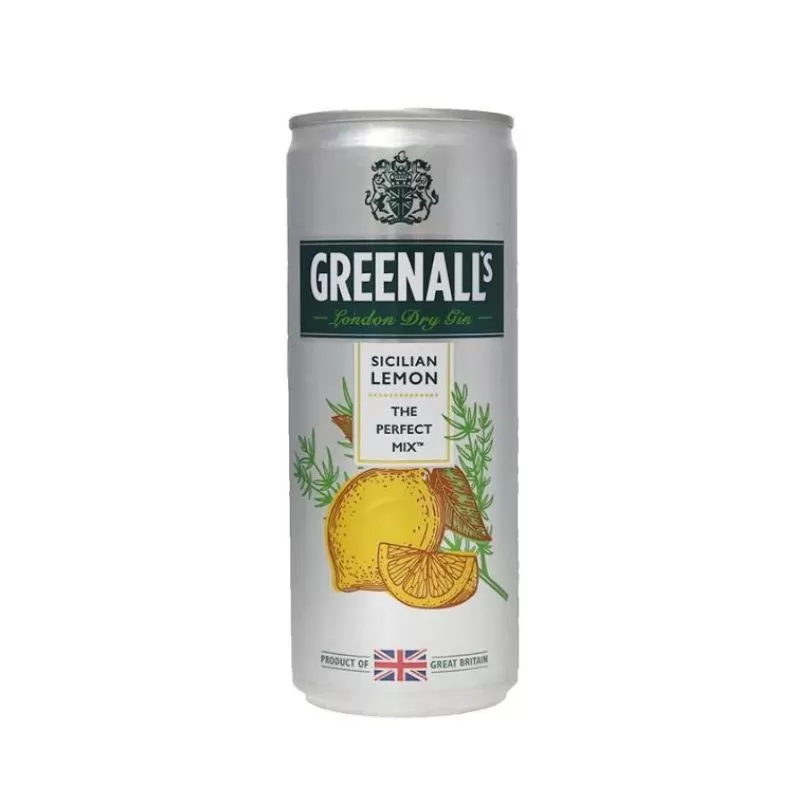 Джин лимонный Greenall's 5% 250мл
