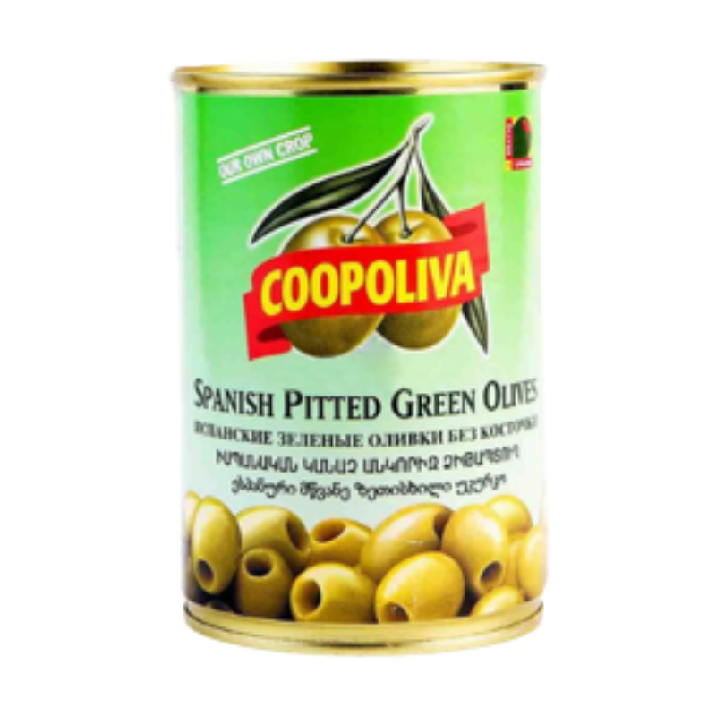 Green pitted olive Coopoliva 405ml
