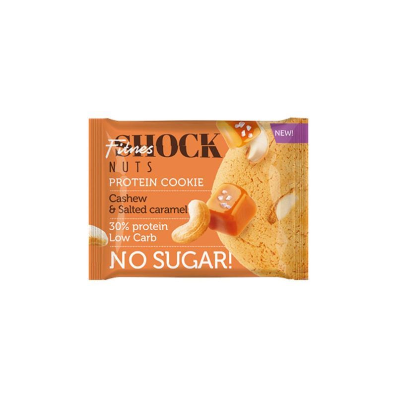 Cashew and salted caramel cookies Fitness Shock 40g