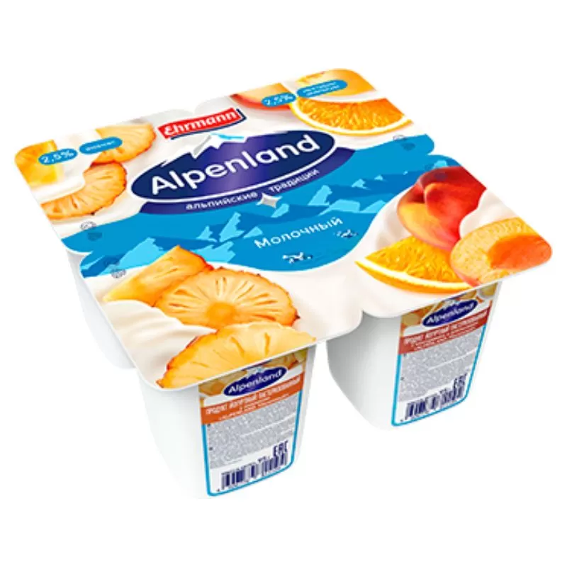 Йогурт Alpenland 2.5% 95г