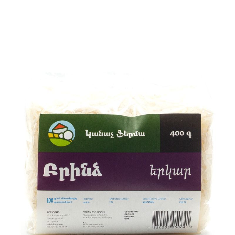 Long grain rice Green Farm 400g