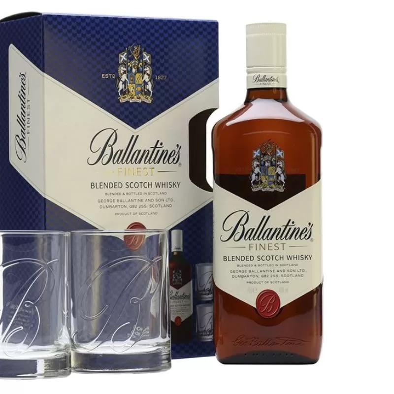 Whiskey Ballantine's Finest 0.7l 2 cups