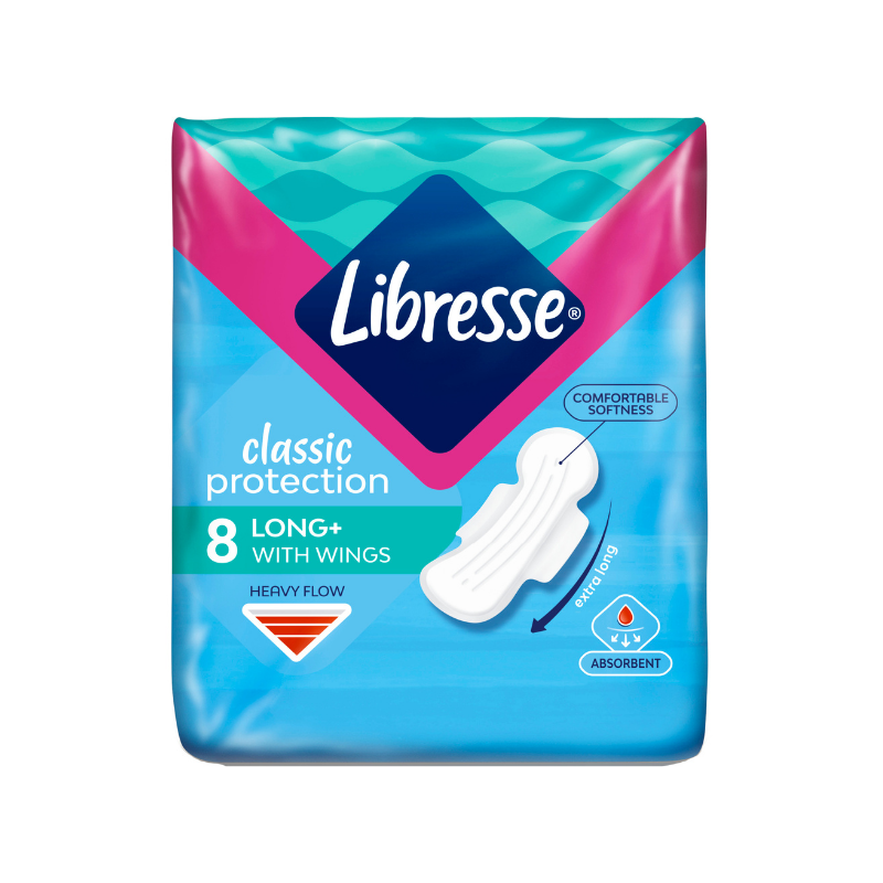 Прокладки Libresse Classic Long 8шт