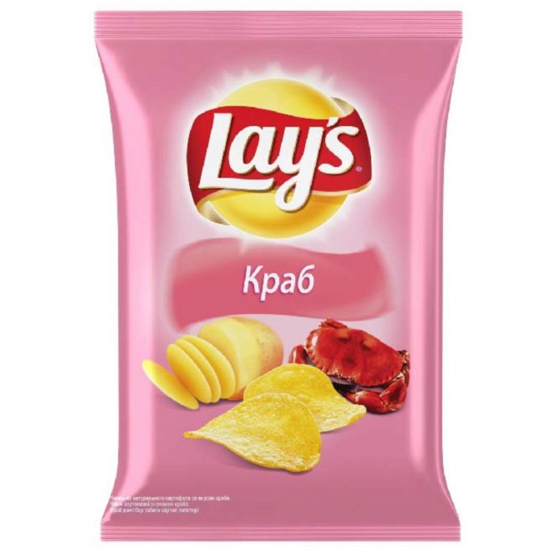 Чипсы Lays Краб 140г