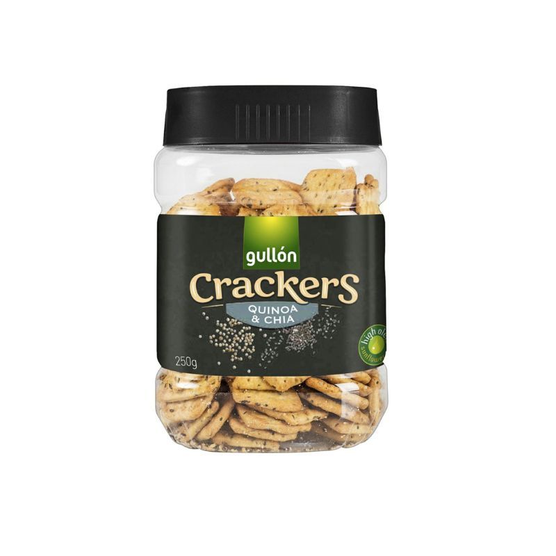 Crackers with poppy seeds and chia seeds 250g