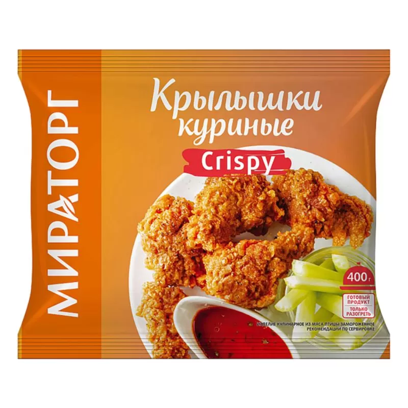 Crispy chicken wings Miratorg 400gц