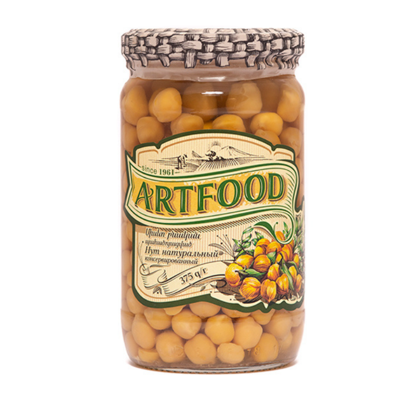 Canned natural peas ArtFood 375g