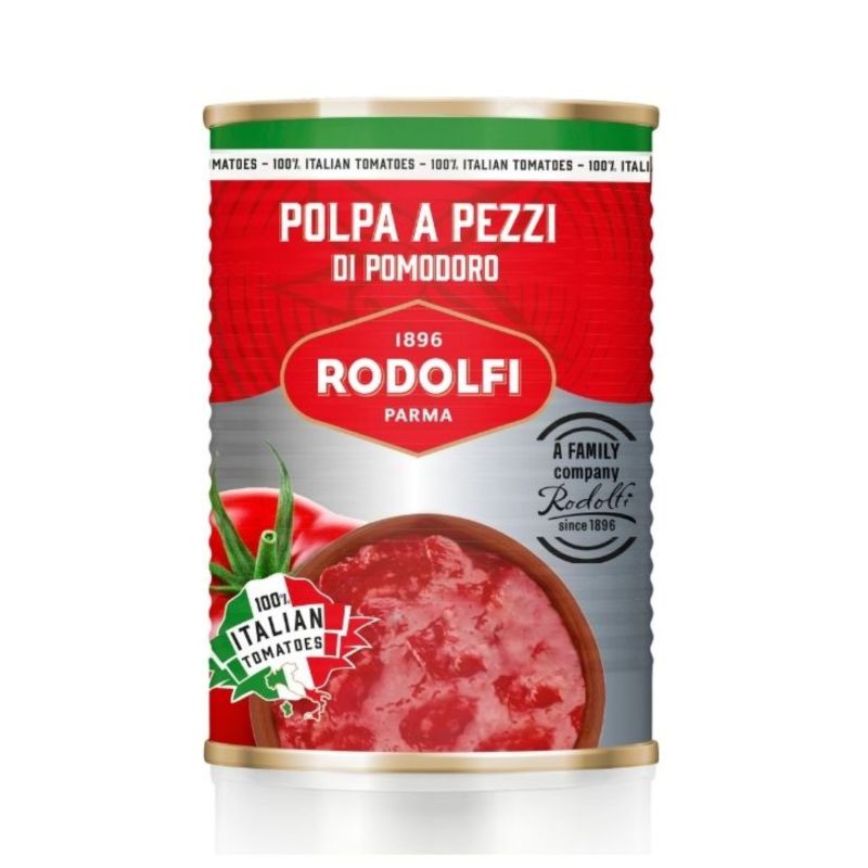 Нарезанные помидоры Rodolfi 400г