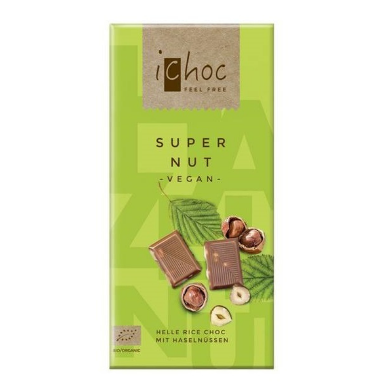 Chocolate with rice and hazelnuts Ichoc 80g