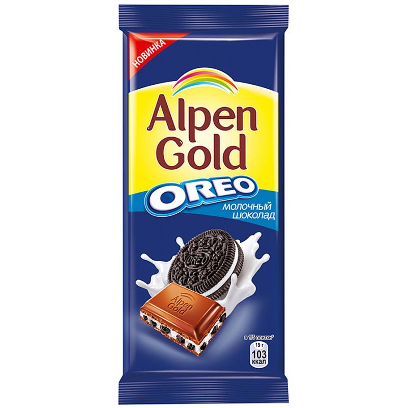 Chocolate bar Alpen Gold Oreo 95g