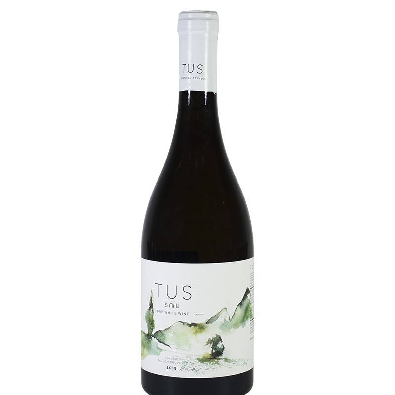 Вино белое сухое Tus 0.75л