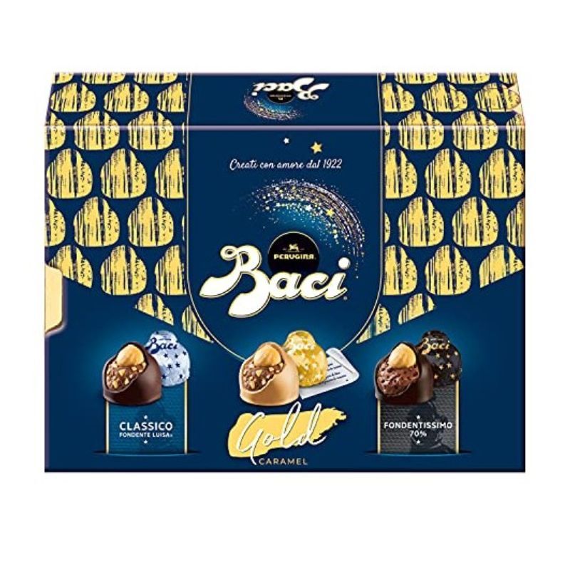 Chocolate assortment with caramel and hazelnuts Baci Gold 225g