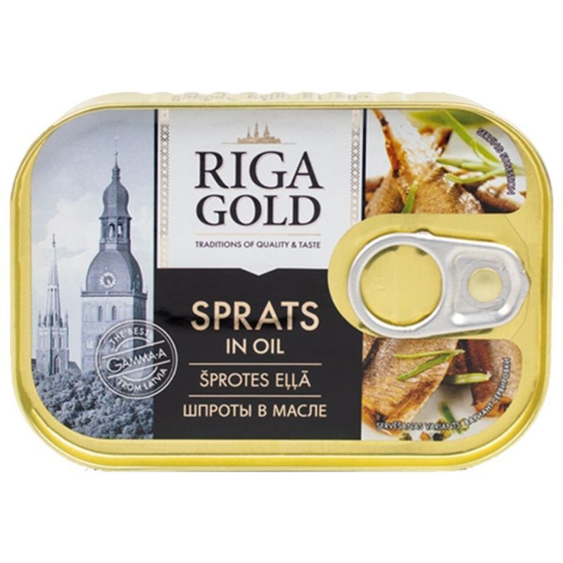 Шпроты Riga Gold 100г