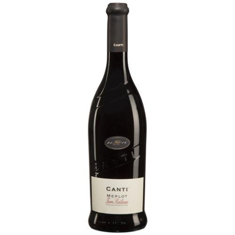 Вино красное сухое Canti Merlot 0,75л