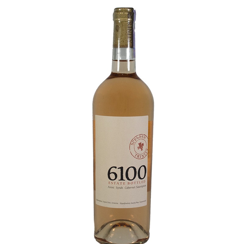 Вино сухое розовое 6100 0,75л