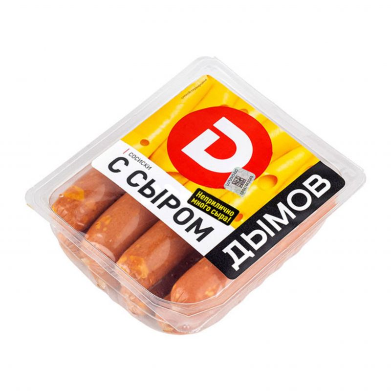 Sausages with cheese Dymov 464g