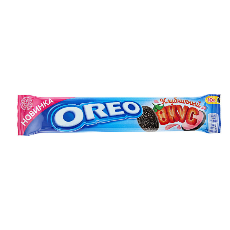 Oreo cookies with strawberry flavor 95g