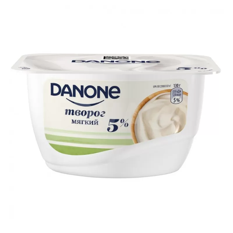 Cottage cheese Soft Danone 0%-5% 130g