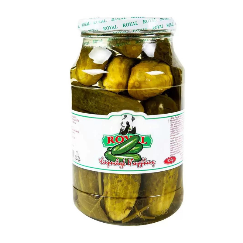 Pickled cucumbers Royal 950g