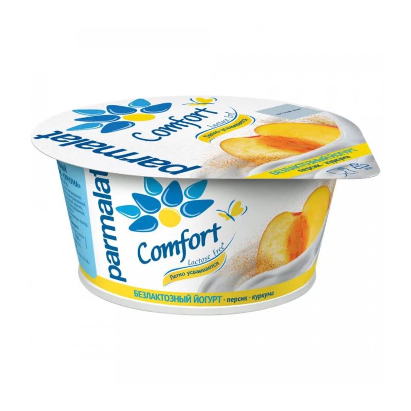 Yoghurt lactose-free peach and rosehip Parmalat 130g