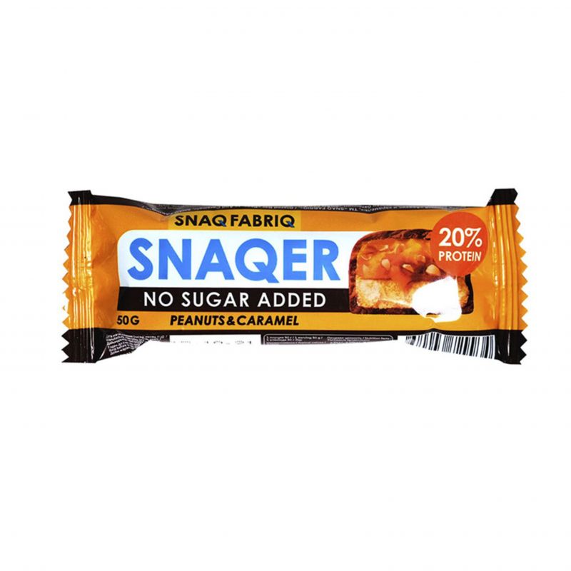 Protein bar hazelnut and caramel Snaqer Snaq Fabriq 50g