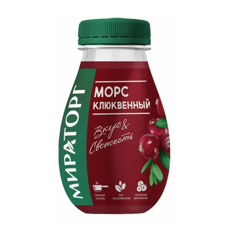 Juice Miratorg cranberry 370ml