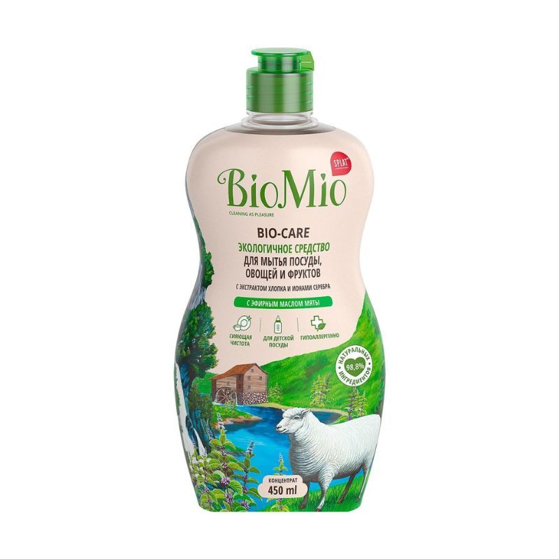 Dishwashing liquid BioMio Mint 450ml