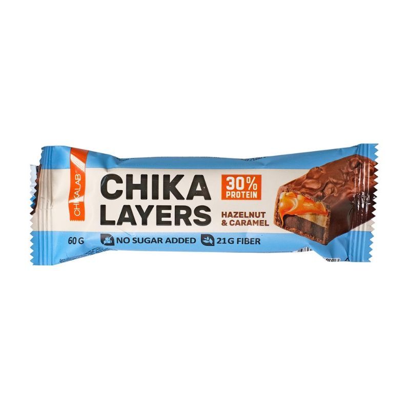 Protein bar hazelnut-caramel Chika Layers 60g