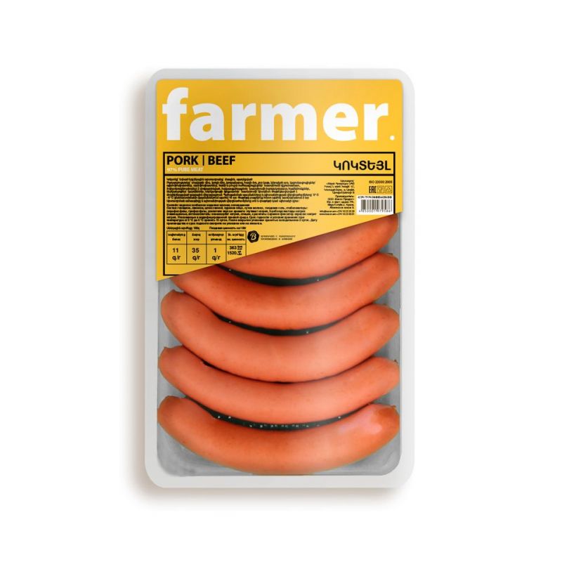 Sausages Farmer Bacon 220g