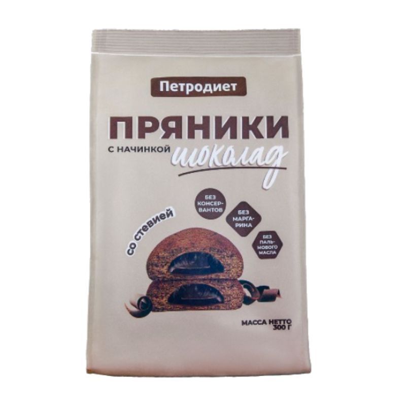 Gingerbread with chocolate filling Petrodiet 300g