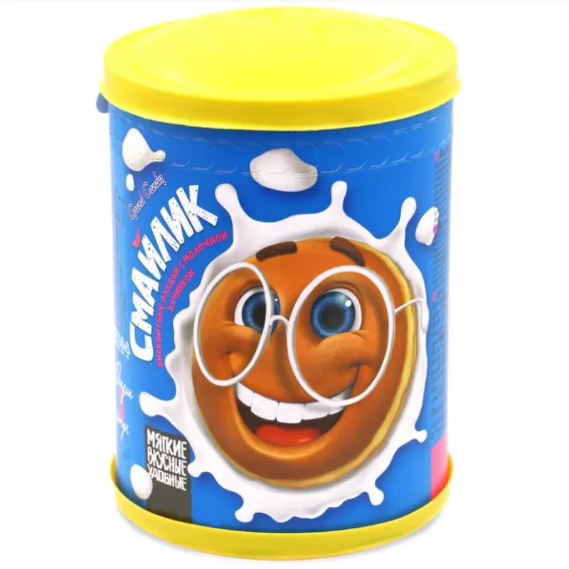 Бисквитные оладьи Смайлик Grand Candy 5шт.