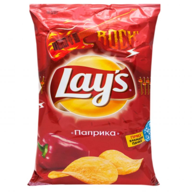 Чипсы Lays Паприка 140г