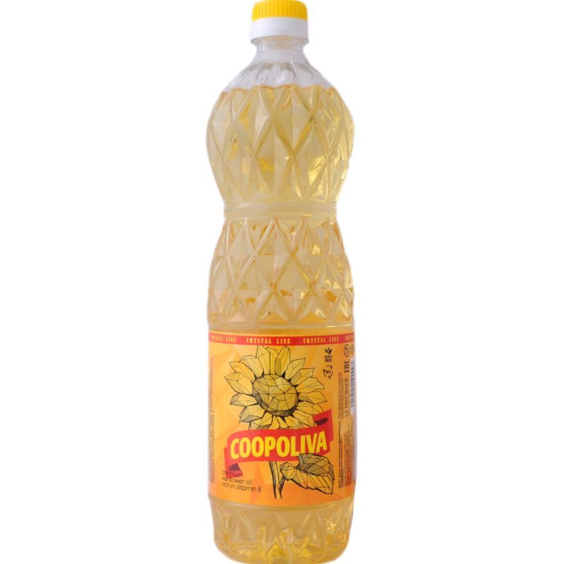 Подсолнечное масло Coopoliva 1л
