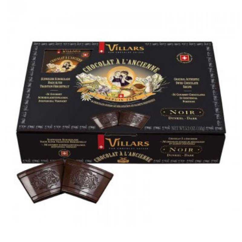 Dark chocolate bars Villars 150g