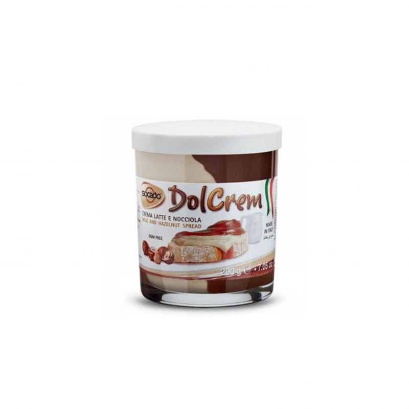 Chocolate cream with hazelnuts and milk Dolcrem 200g