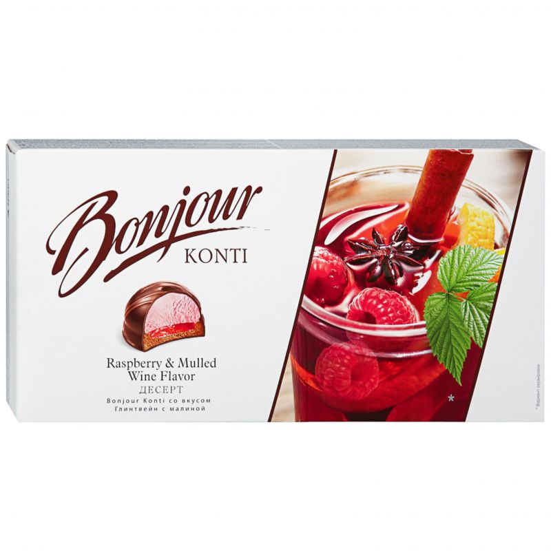 Dessert cinnamon and raspberry Bonjour 232g