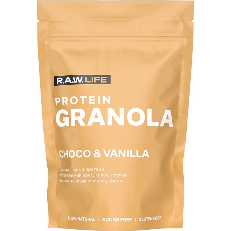 Granola chocolate-vanilla R.A.W Life 220g