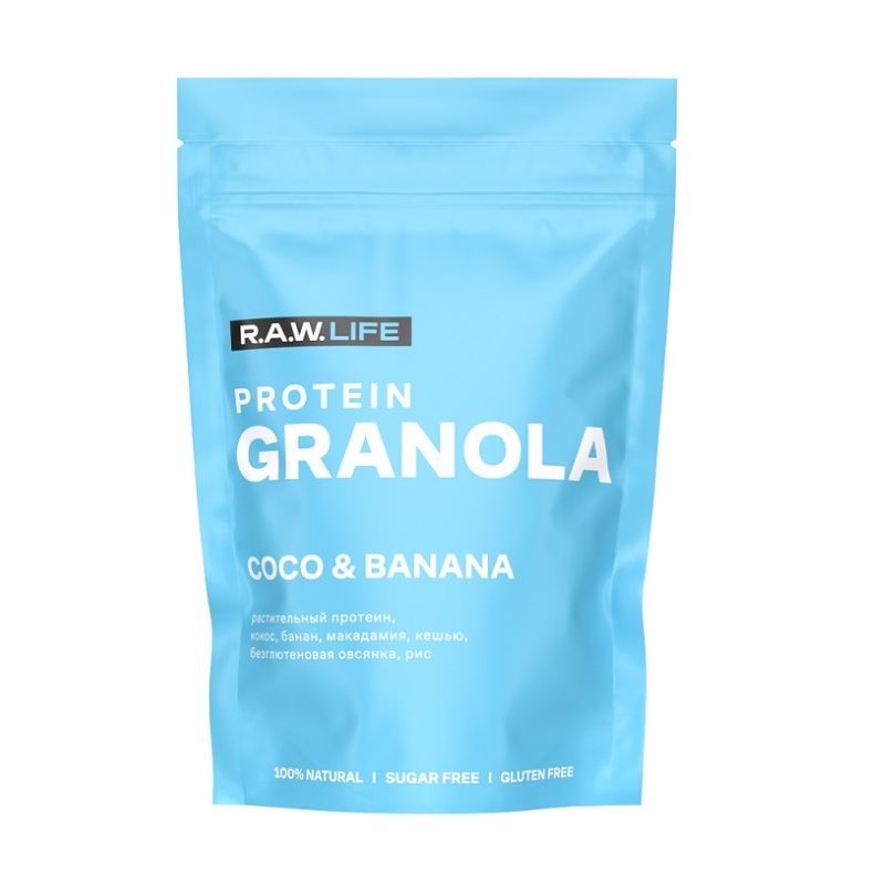 Granola coconut-banana R.A.W. Life 220g