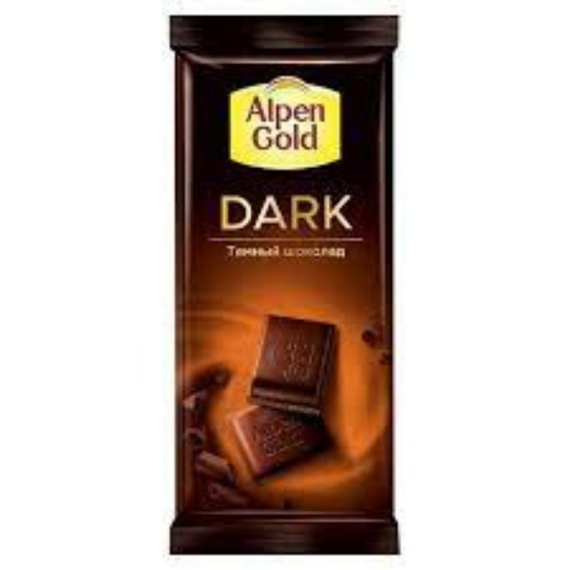 Шоколадная плитка Темный шоколад Alpen Gold 85г