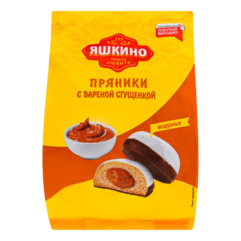 Gingerbread with boiled condensed milk Yashkino 350g