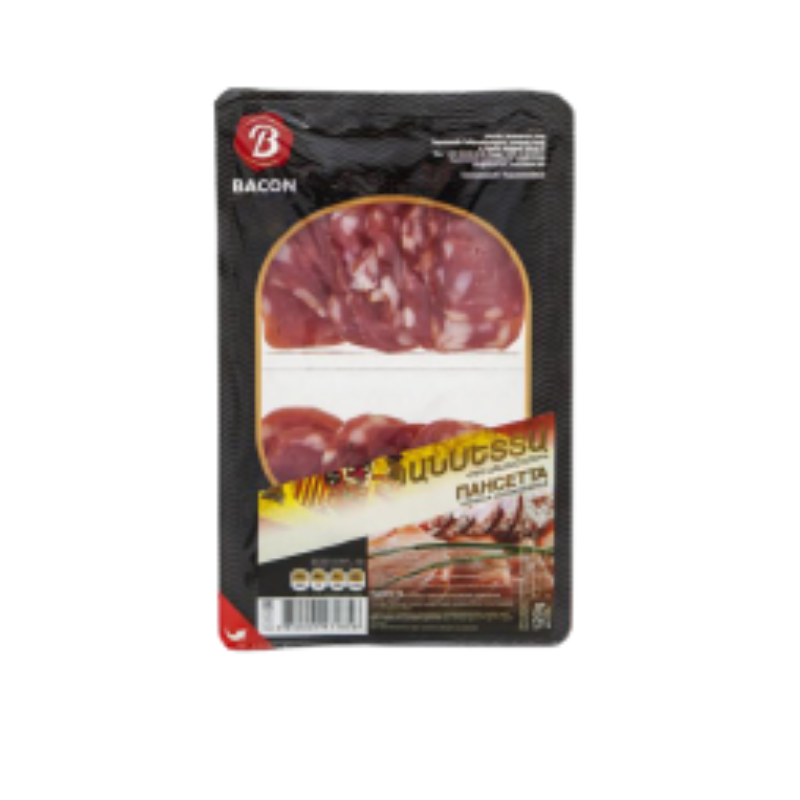 Raw smoked sausage Pancetta Bacon 1pcs