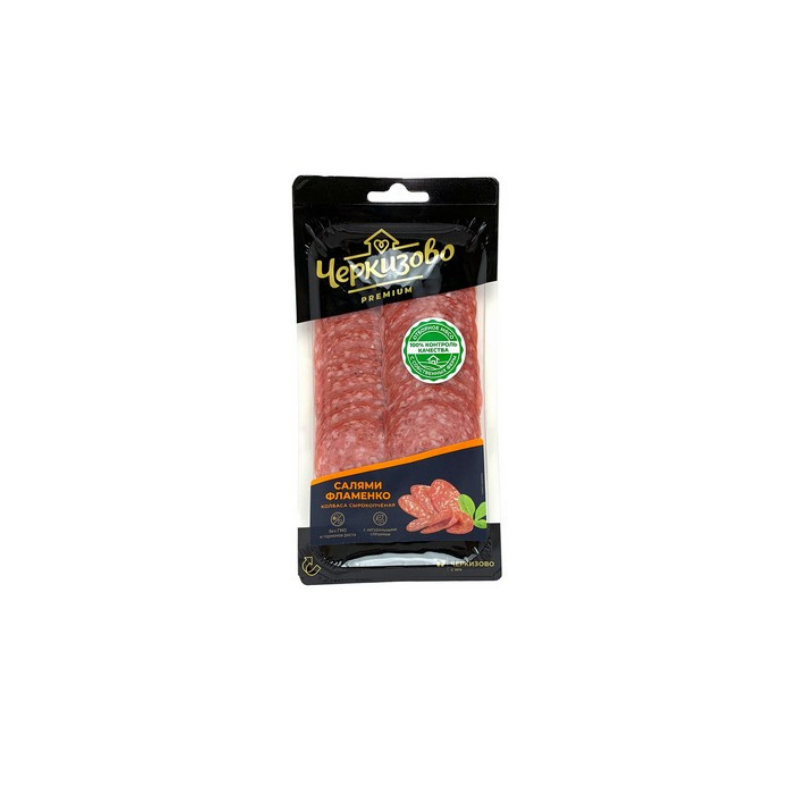 Cherkizovo flamenco semi-dry sliced salami 100g