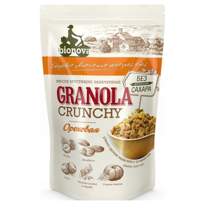 Granola Bionova with nuts 400g